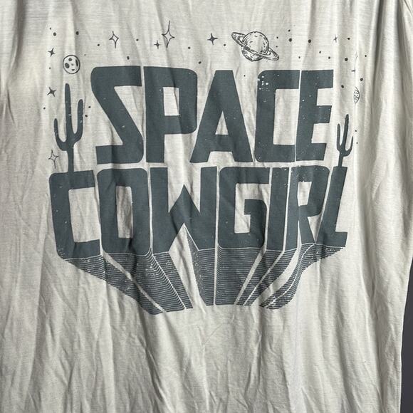 Space Cowgirl Graphic Racerback Tank Top Size Large - Picture 3 of 7